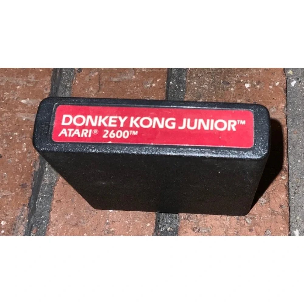Donkey Kong Junior JR Red‎ Label Atari 2600 Video Game Cartridge